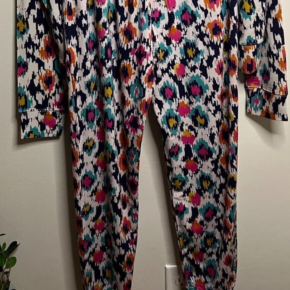 Stripe and Stare Sweatshirt & Lightweight Jogger in Leopard Ikat size M - Picture 6 of 6